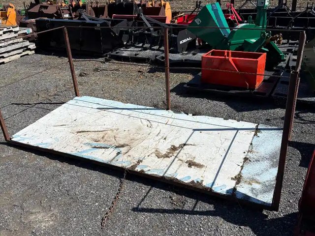 Home Built 9x4 Work Platform For Loaders Godet (bucket)