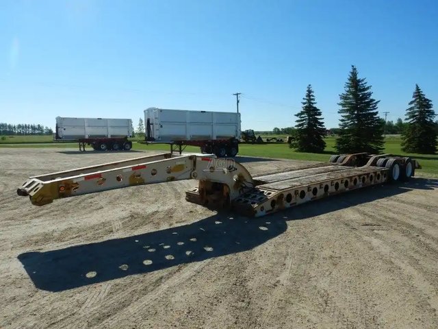1989 Aspen 60ton Tandem RGN remorque - double drop