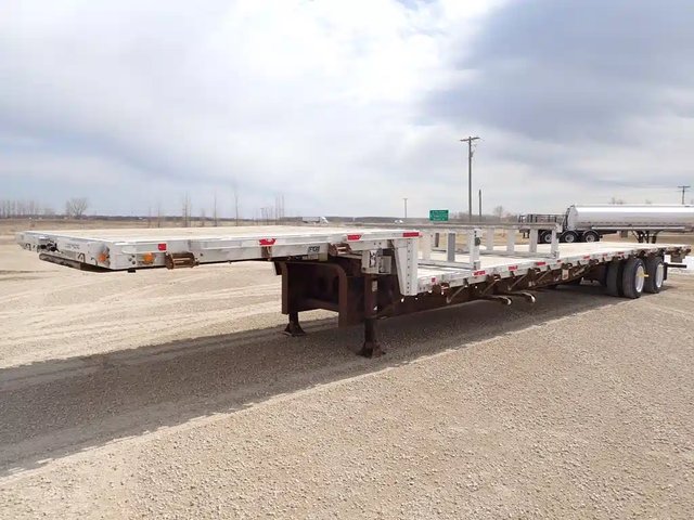2005 Lode King 53ft Tandem Aluminum Combo remorque - step deck