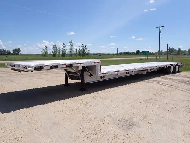 2013 Alutrec 53FT Tandem Aluminum remorque - step deck