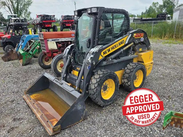 2017 New Holland Construction L220 chargeuse à direction à glissement