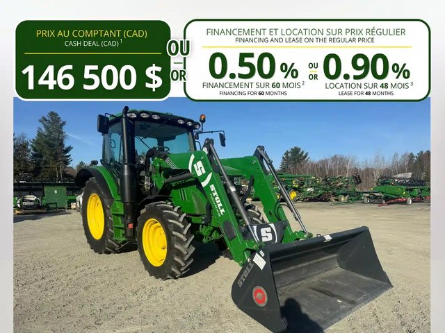 2019 John Deere 6110R Tracteur