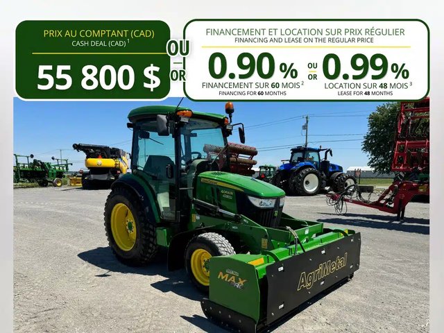 2019 John Deere 4066R Tracteur