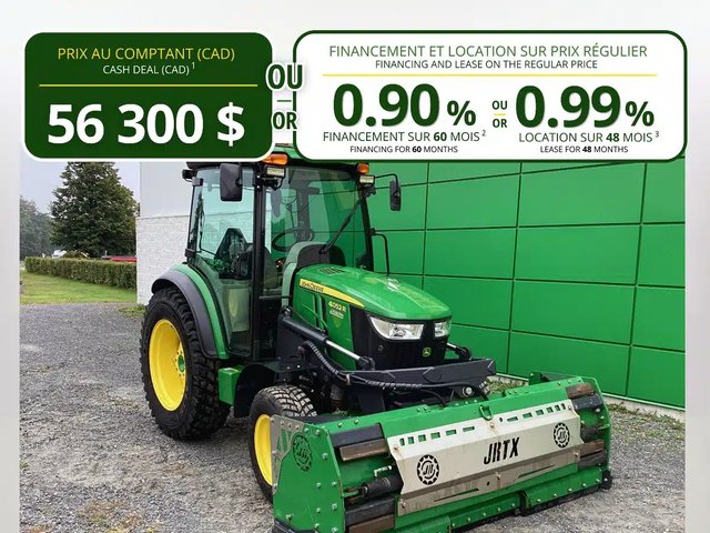 2020 John Deere 4052R Tracteur