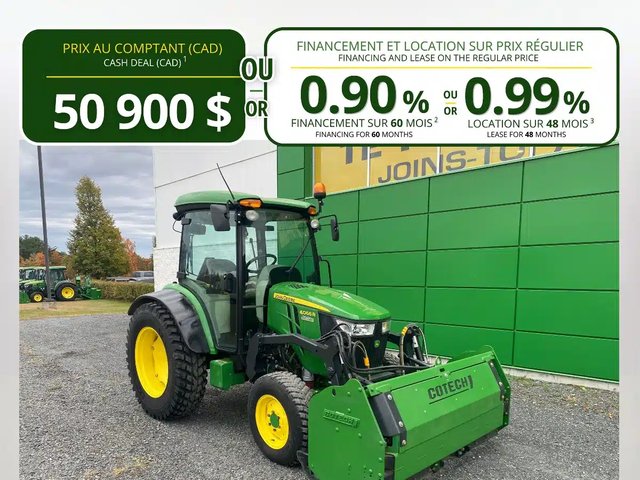 2018 John Deere 4066R Tracteur
