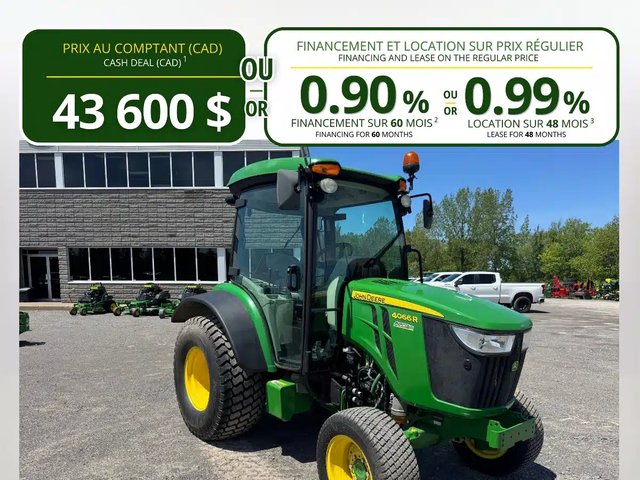 2020 John Deere 4066R Tracteur