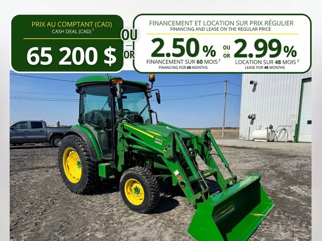 2020 John Deere 4066R Tracteur