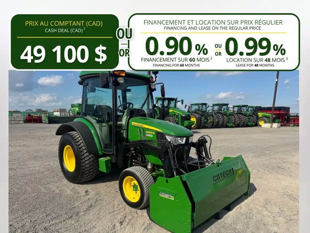 2019 John Deere 4066R Tracteur