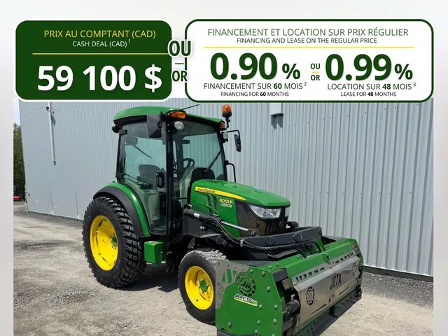 2021 John Deere 4066R Tracteur