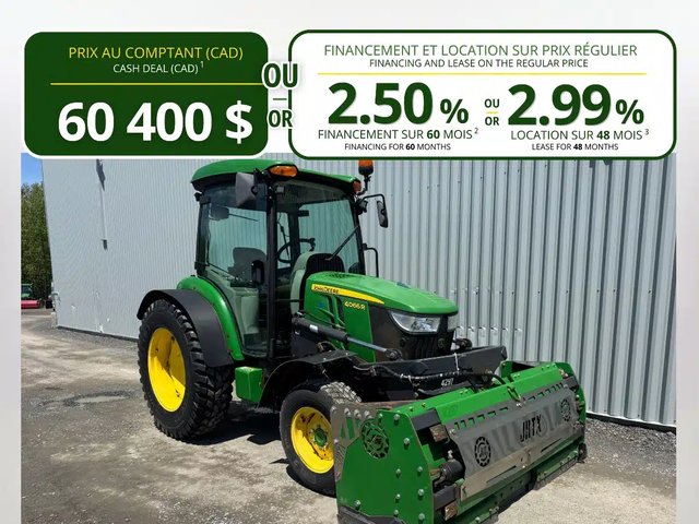 2020 John Deere 4066R Tracteur