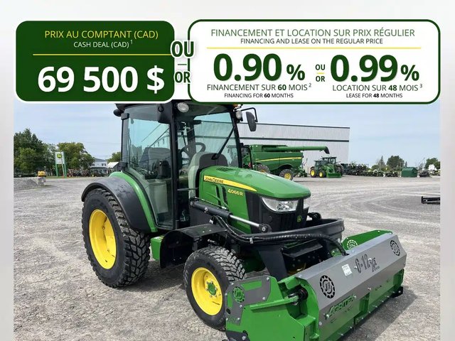 2022 John Deere 4066R Tracteur