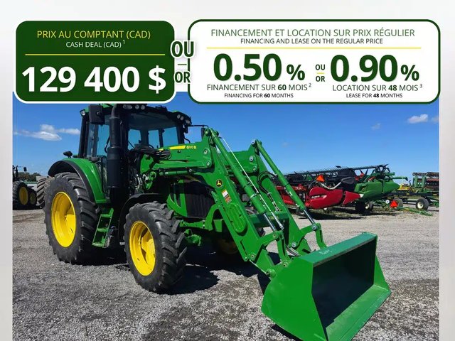 2021 John Deere 6110M Tracteur