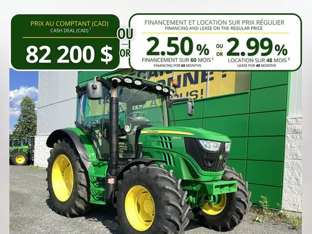 2013 John Deere 6125R Tracteur