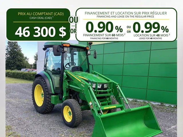 2020 John Deere 4066R Tracteur