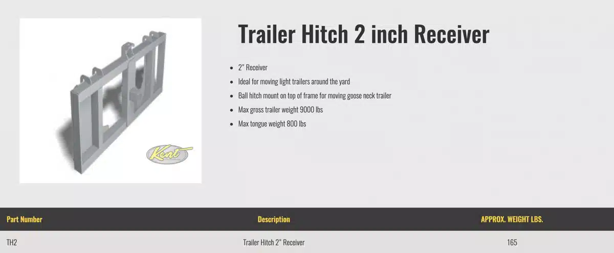Gallery image 2 for New HLA Attachments Misc Trailer Attachment