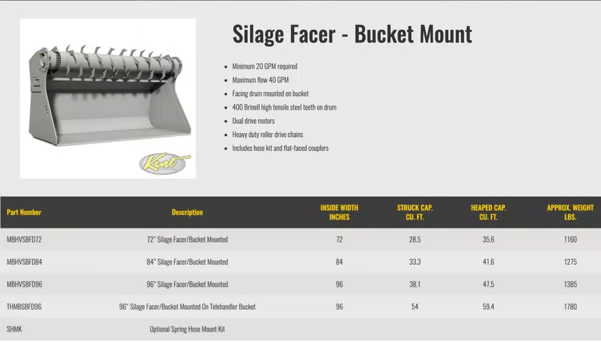 Gallery image 2 for New HLA Attachments Misc Silage Defacer