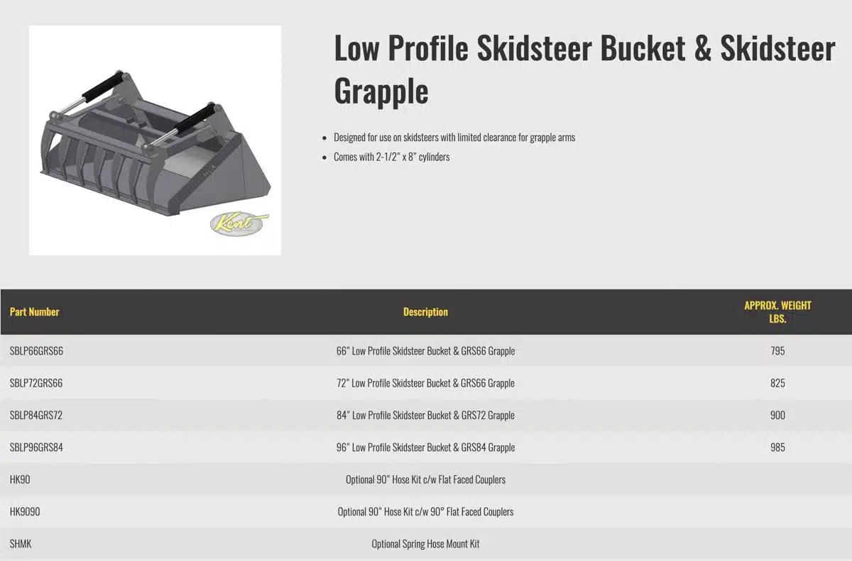 Gallery image 2 for New HLA Attachments Misc Bucket