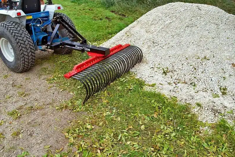 New 0000 Farm King Y8442RR Landscape Rake