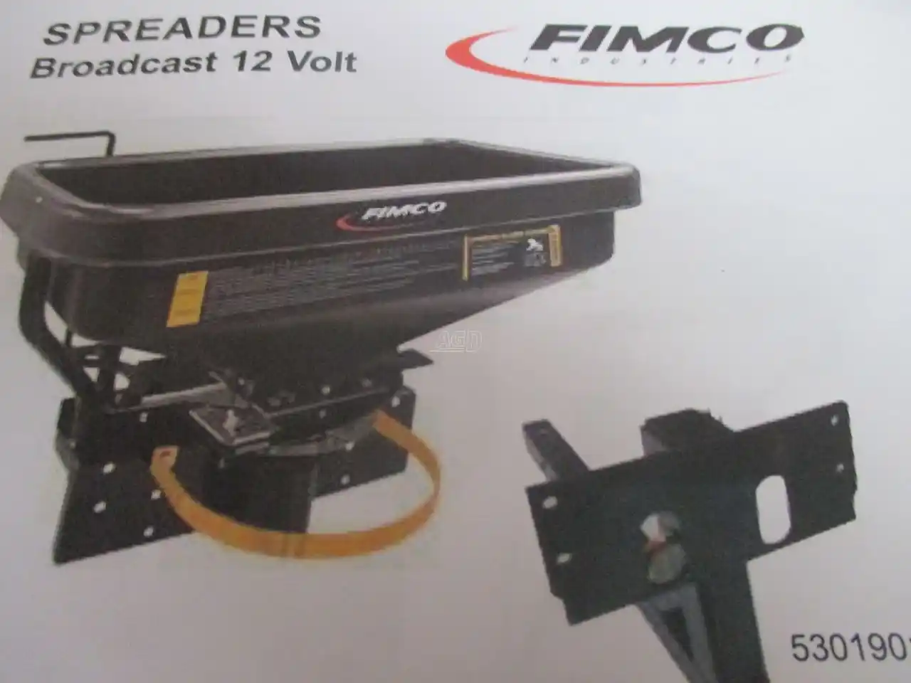 Gallery image 1 for New Fimco HITCH MOUNT Spreader - Fertilizer