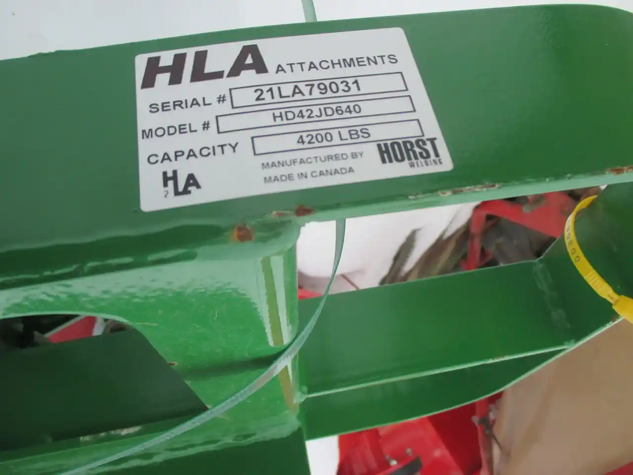 Gallery image 2 for New HLA 4200 LBS Pallet Fork