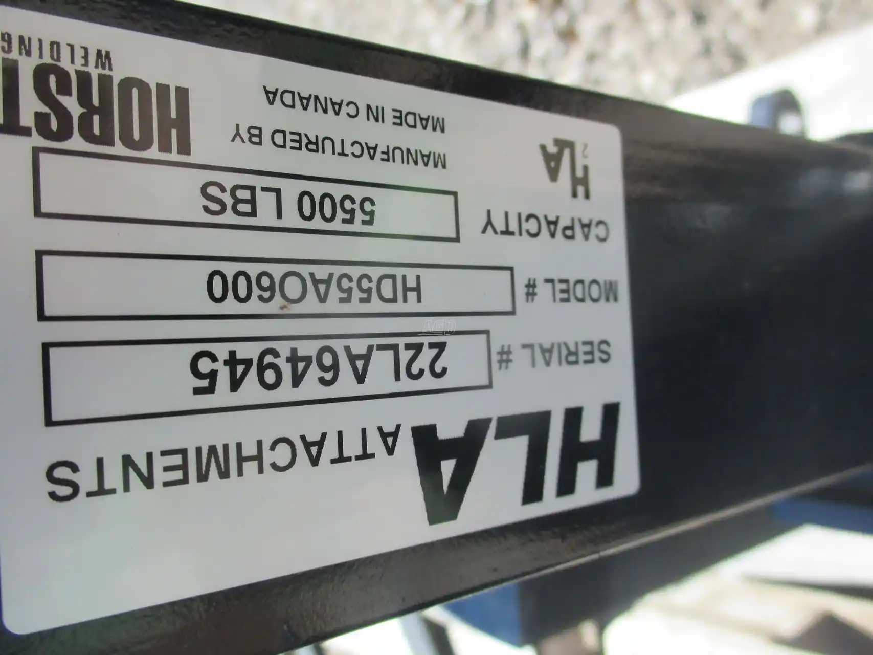Gallery image 2 for New HLA 5500 LBS Pallet Fork