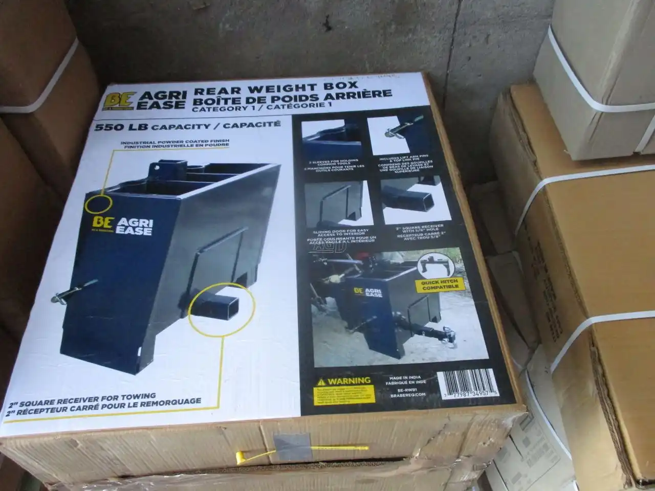 Gallery image 1 for New AgriEase weight box Attachment