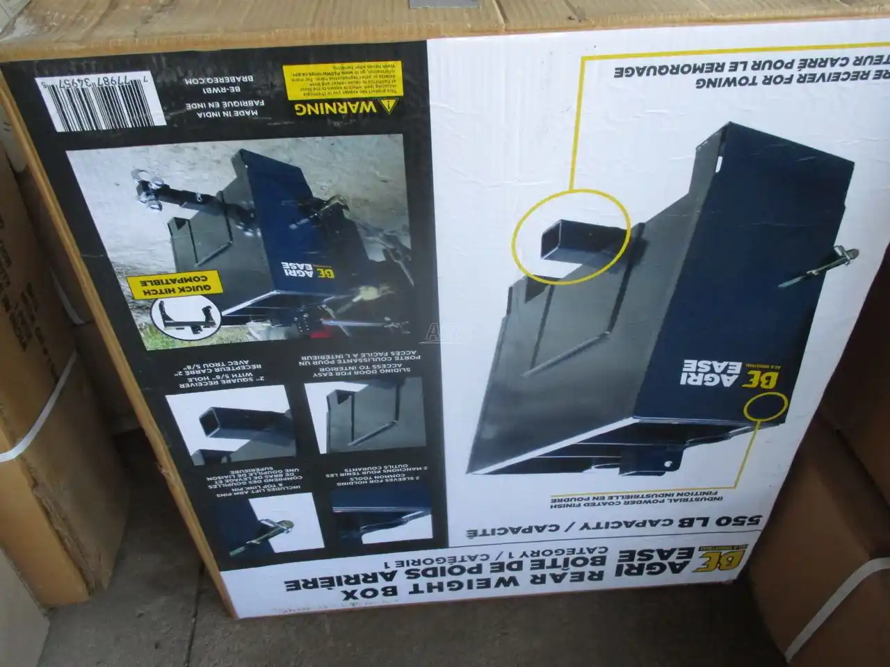 Gallery image 2 for New AgriEase weight box Attachment