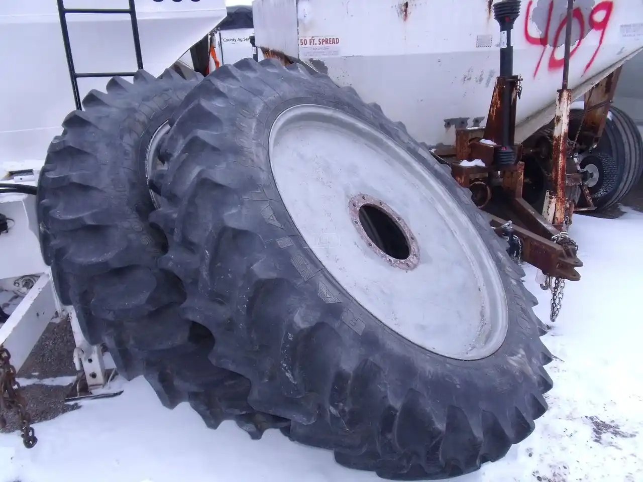 Gallery image 2 for Used Firestone 380/90R46 Tires & Rims