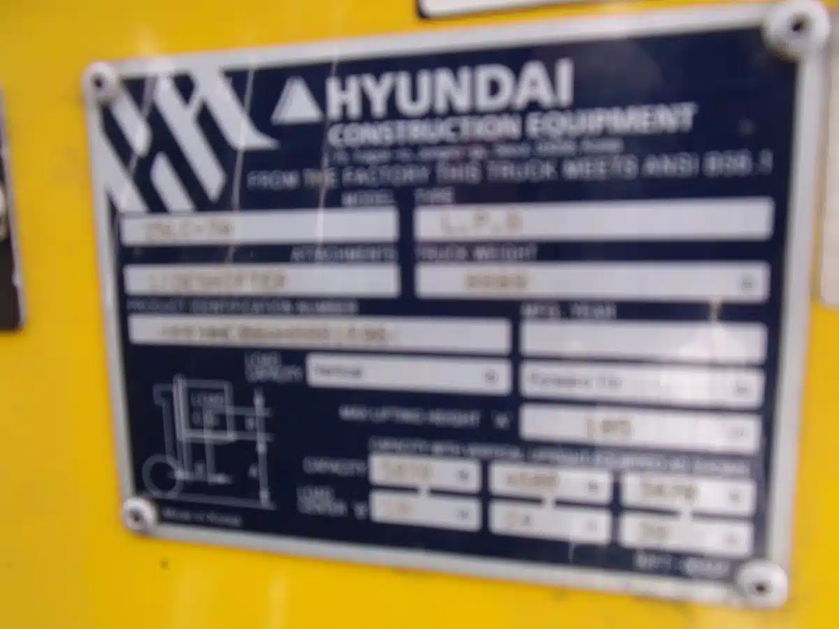 Gallery image 2 for Used Hyundai Ind 25LC-7A Forklift