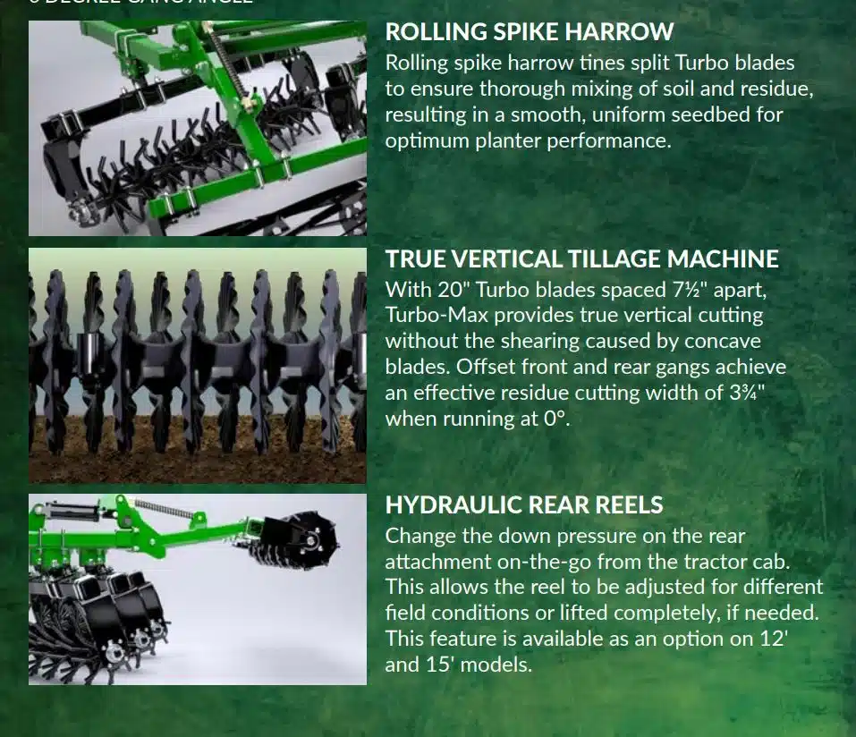 Gallery image 2 for Used 2022 Great Plains 2400TM Vertical Tillage