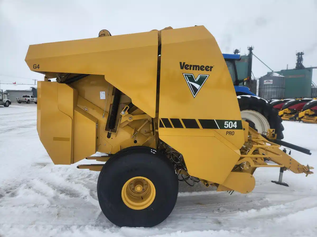 New 2026 Vermeer 504 Pro G4 Round Baler