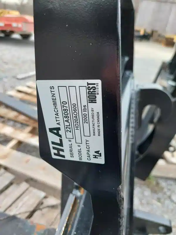 Gallery image 2 for New 2023 Horst Welding HD20 Pallet Fork