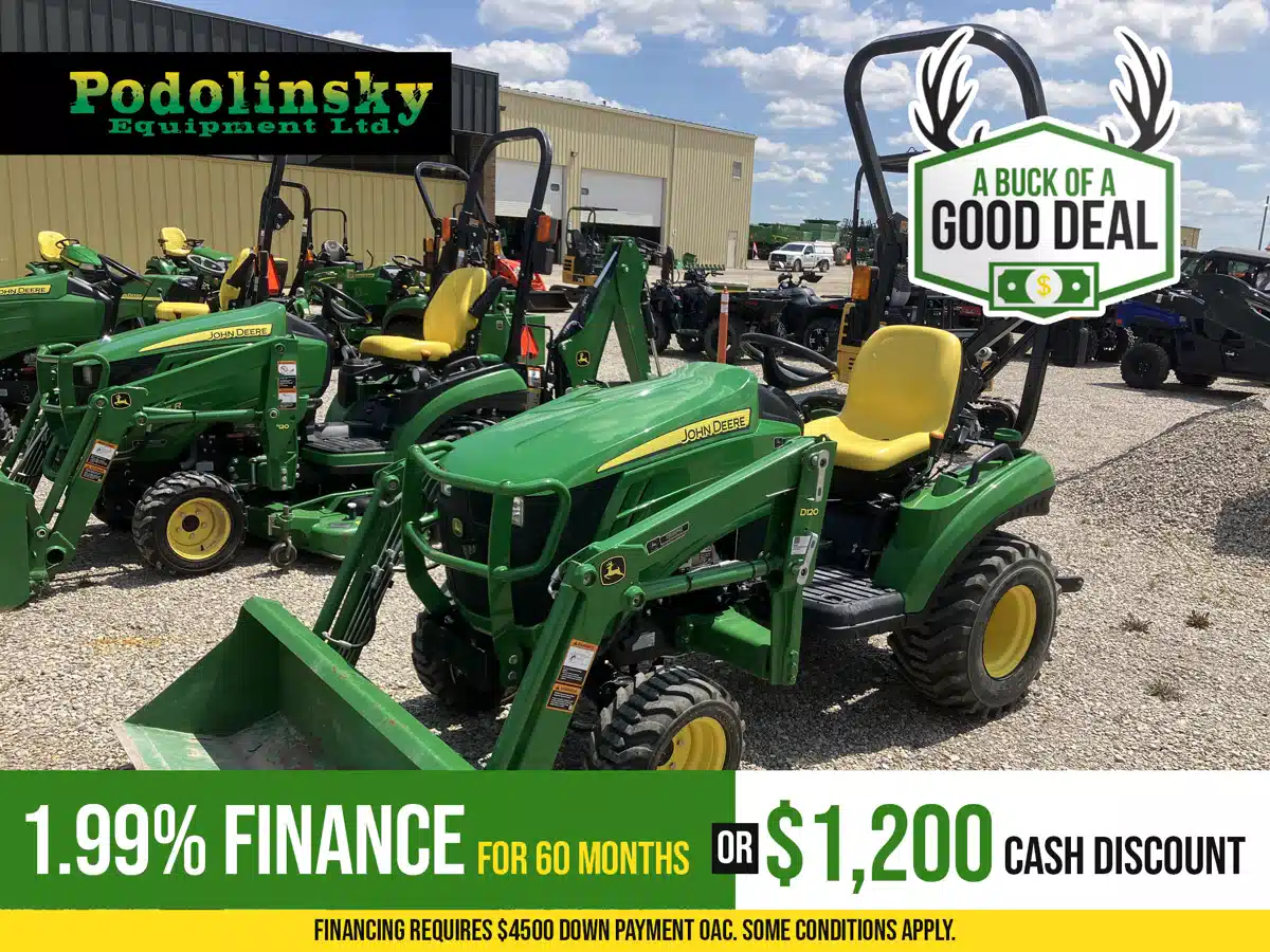 Used 2021 John Deere 1023E Tractor