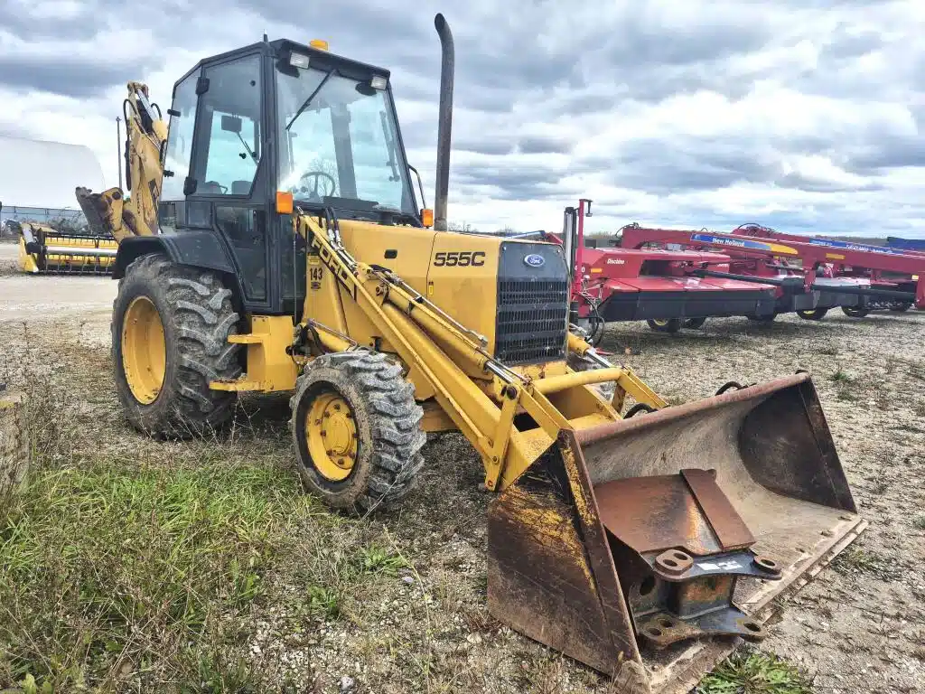 Used 1991 Ford 555C Backhoe
