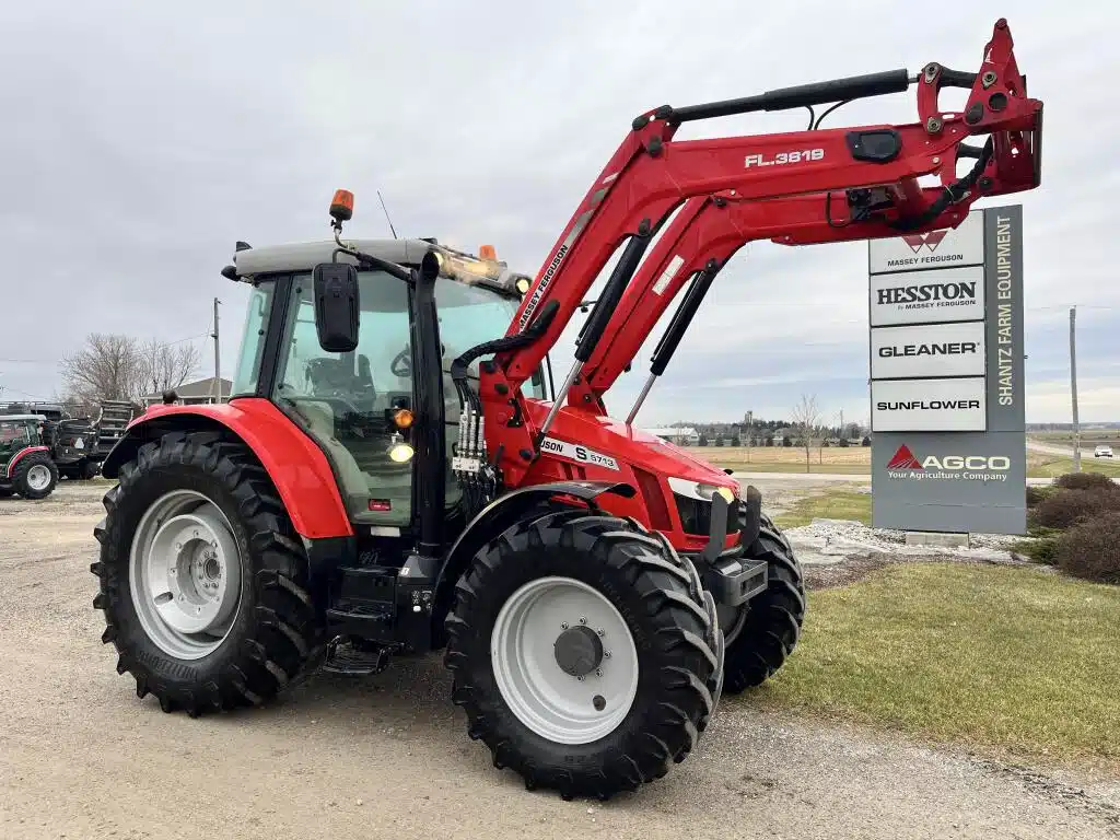 Used 2022 Massey Ferguson 5713S Tractor Loader