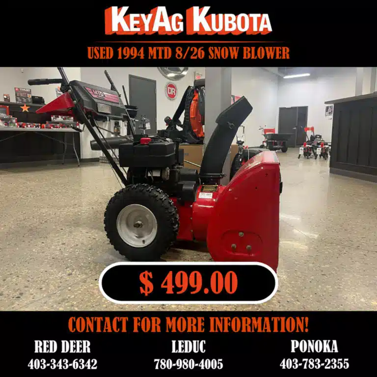 Gallery image 1 for Used 1994 MTD 8/26 Snow Blower