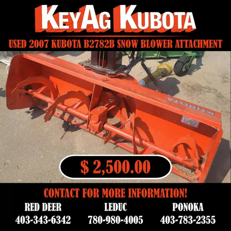 Gallery image 2 for Used 2007 Kubota B2782B Snow Blower