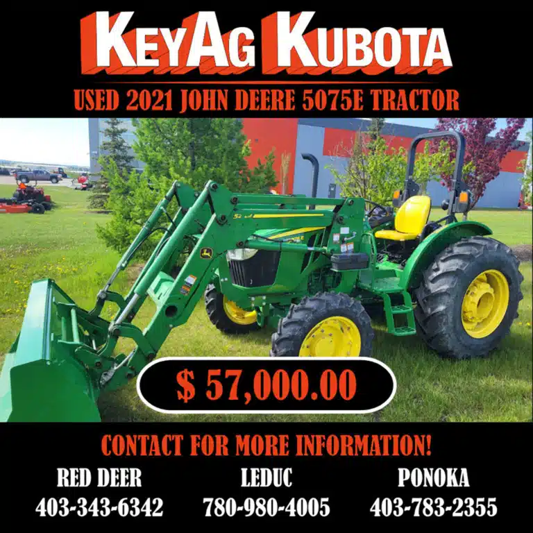 Gallery image 1 for Used 2021 John Deere 5E Series 5075E Tractor Tractor