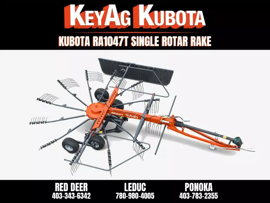 Gallery image 1 for New 2023 Kubota RA1047T Single Rotar Rake Rake