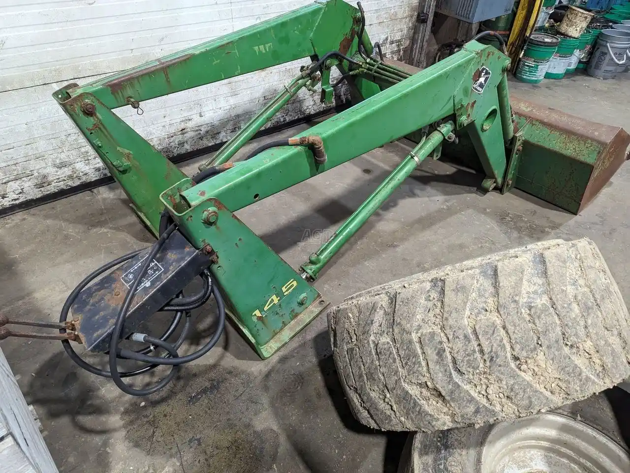 Gallery image 2 for Used John Deere 145 Front End Loader