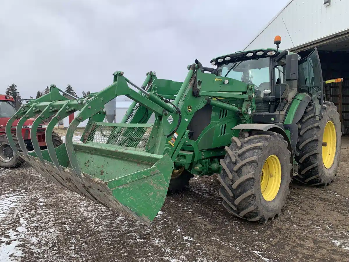 Gallery image 2 for Used 2018 John Deere 6195R Tractor