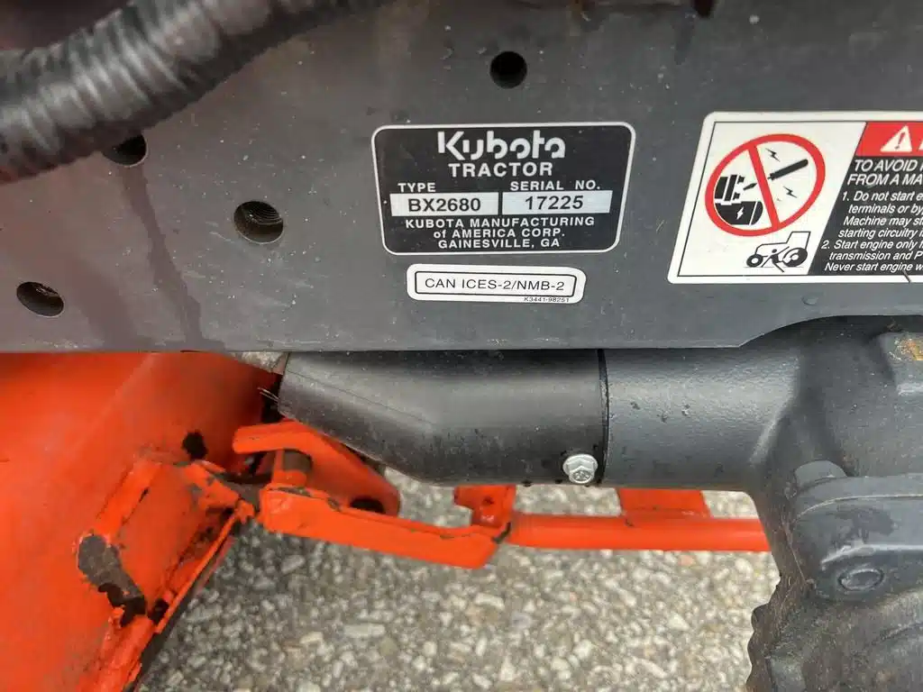 Gallery image 2 for Kubota BX2680 Tractor