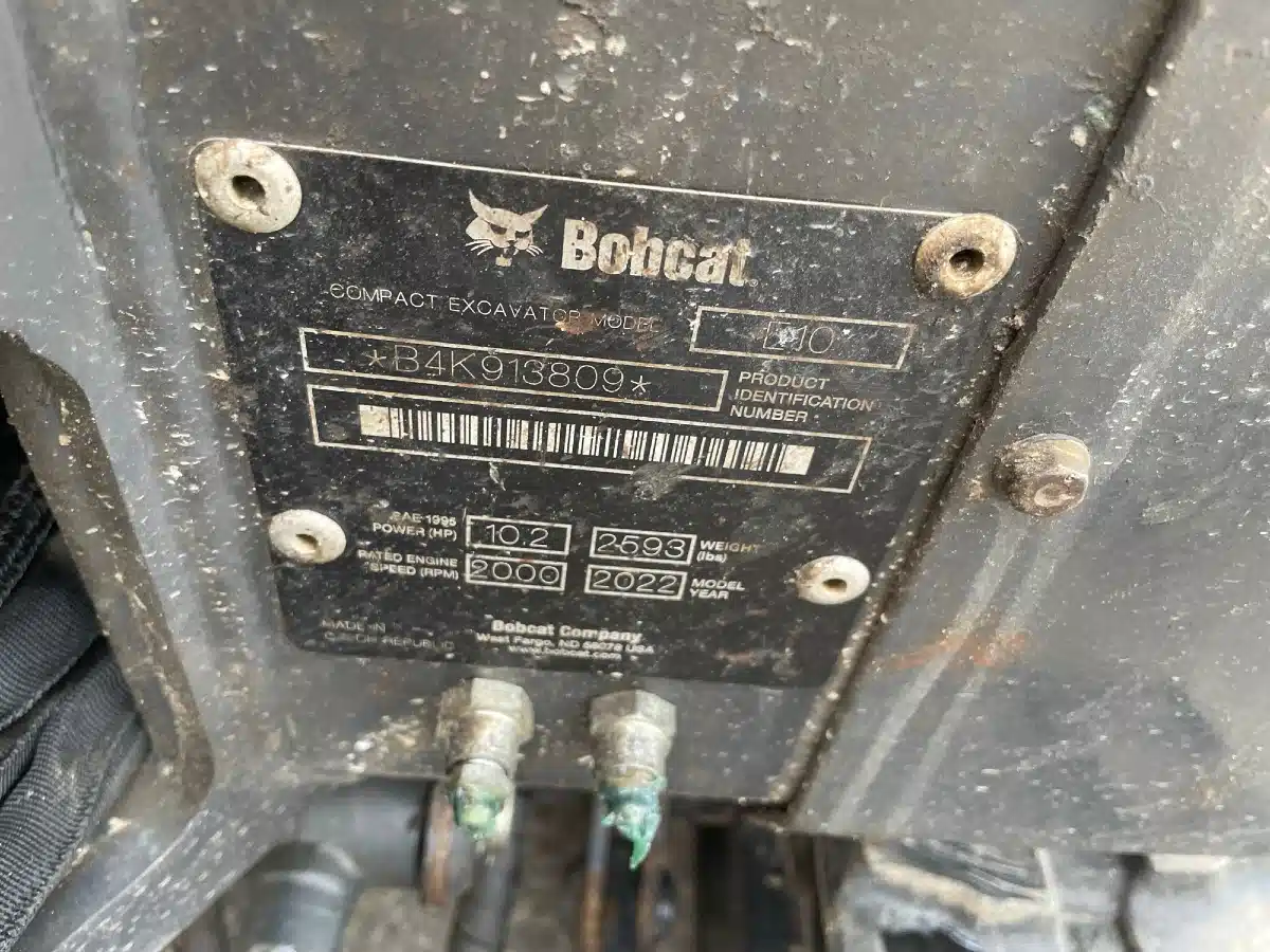 Gallery image 2 for Used 2022 Bobcat E10 Skid Steer