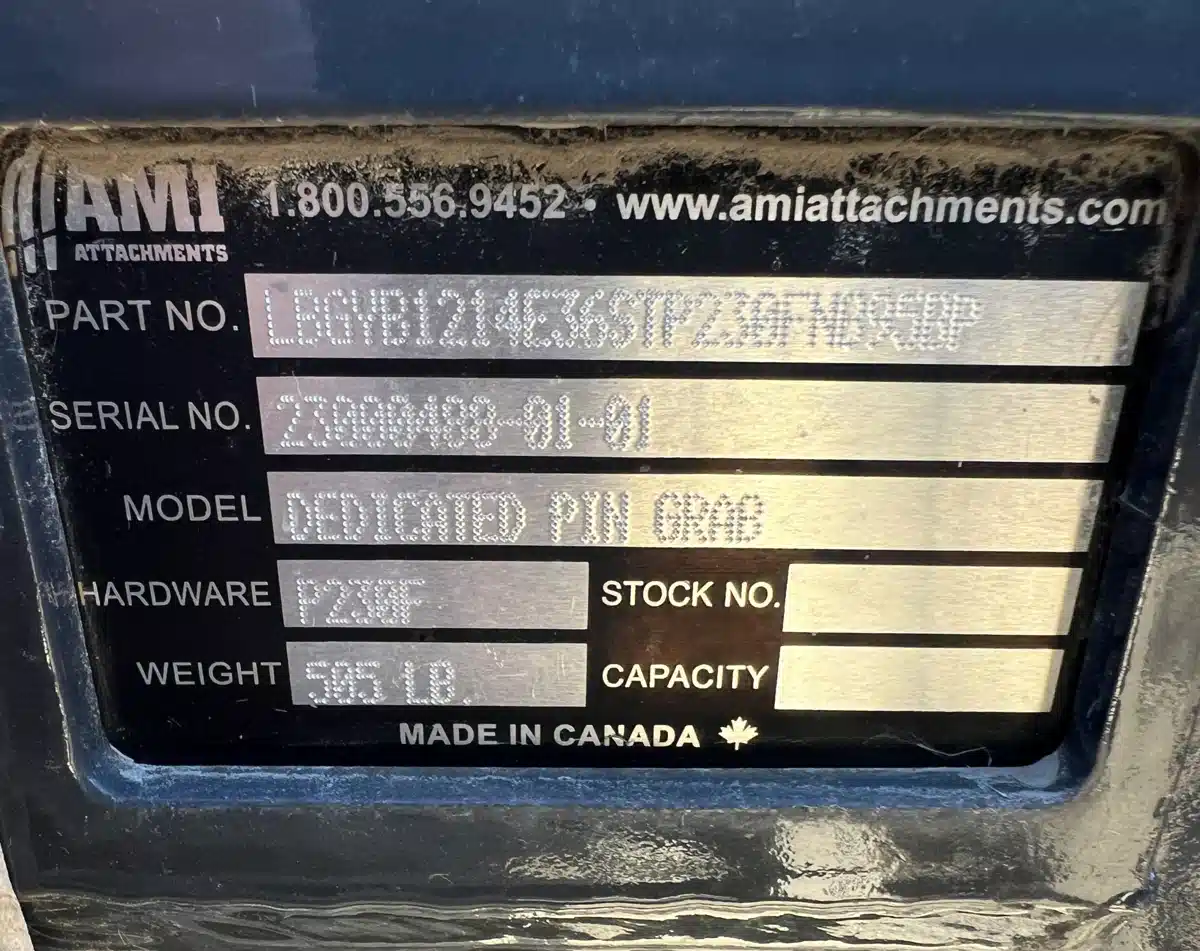 Gallery image 2 for 2023 AMI LBGYB1214E36 Attachment