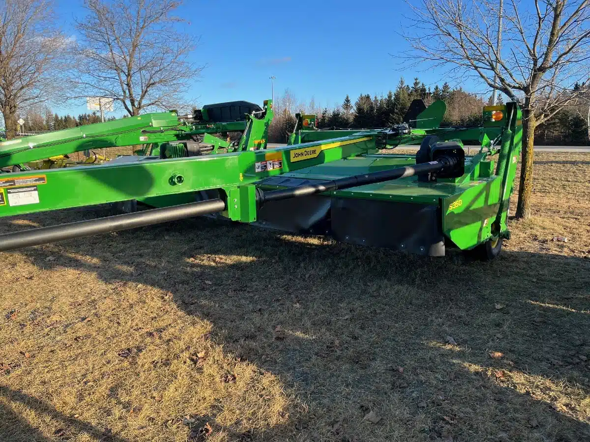 Used 2023 John Deere S350 Disc Mower Conditioner
