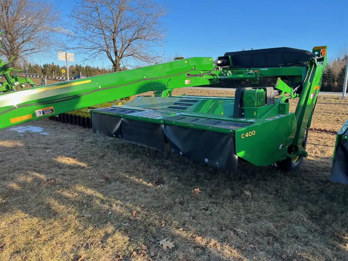 Used 2023 John Deere C400 Disc Mower Conditioner