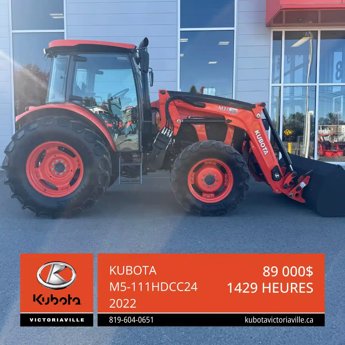 Used 2022 Kubota M5-111 Tractor
