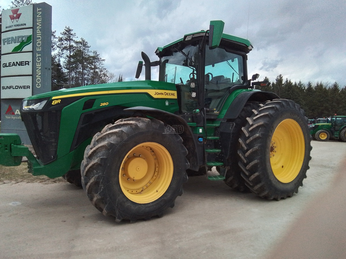 Gallery image 2 for Used 2021 John Deere 8R 280 Tractor