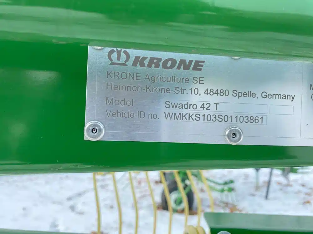 Gallery image 2 for New 2023 Krone SWADRO 42T Rake