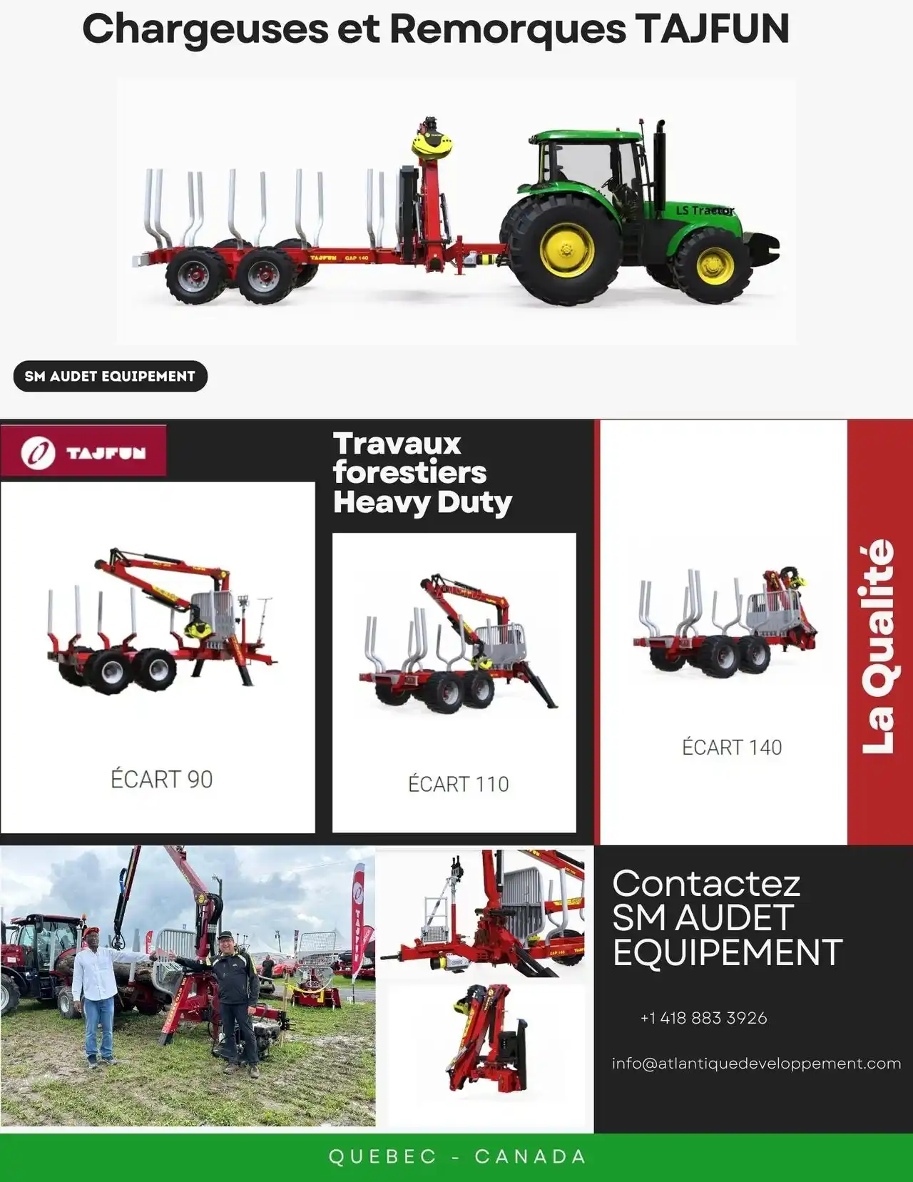 Gallery image 2 for New 2023 Tajfun DOT40K & GAP90 Log Loader